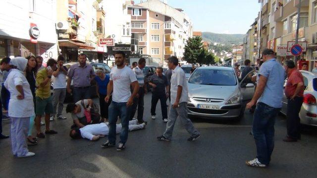 Otomobilin &Ccedil;arptığı Ormanlı Belde Belediye Başkanı Sever Hastaneye Kaldırıldı 1