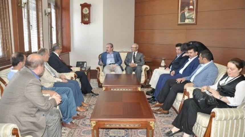 Ak Parti Genel Başkan Yardımcısı Şentop&rsquo;tan, Zonguldak Valisi Kaban&rsquo;a Ziyaret