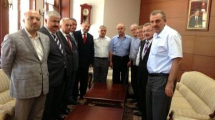 Başkan G&uuml;lşen&rsquo;den Vali Kaban&rsquo;a Ziyaret