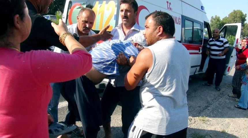 Silifke&rsquo;de Otomobil Motosiklete &Ccedil;arptı: 2 Yaralı