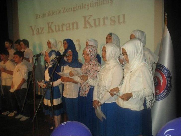 Çanakkale’de Yaz Kur'an Kursu Sona Erdi G5