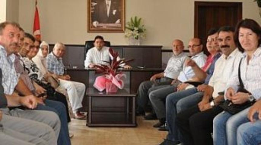 Kaymakam Kaya&acute;ya ziyaret&ccedil;i akını