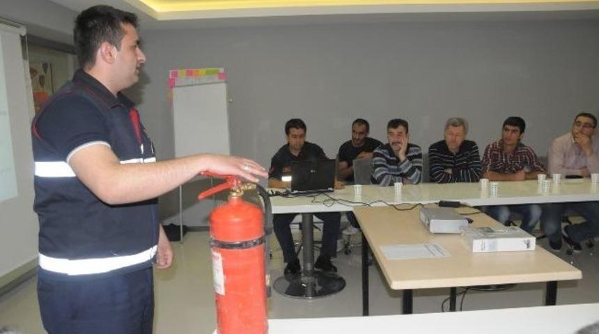 İtfaiyeden Yangın Eğitimi