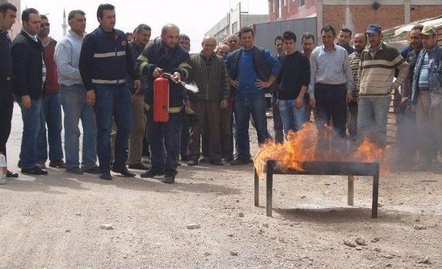 İtfaiyeden Yangın Eğitimi