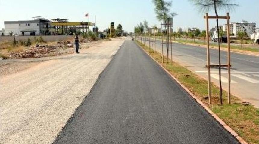 Kır&ccedil;i&ccedil;eği Caddesi&rsquo;ne Bisiklet Yolu Yapılıyor