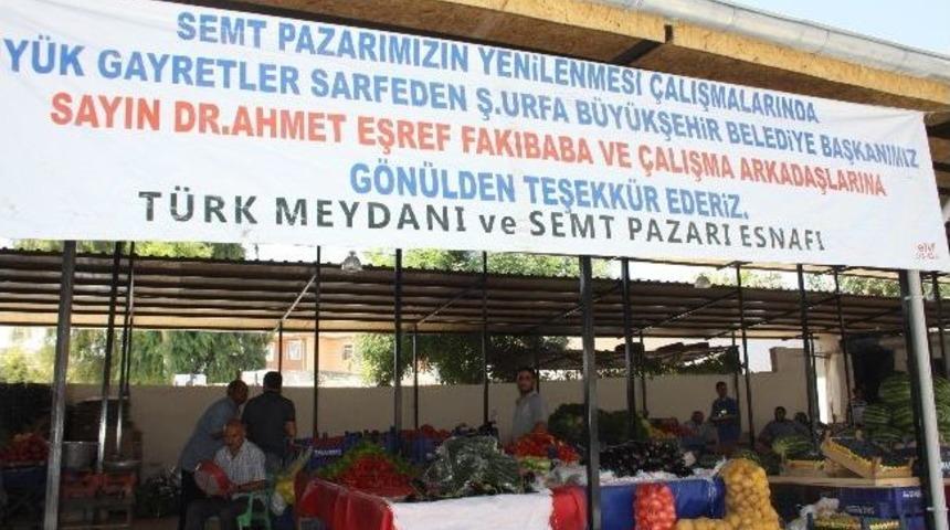 Yeni Semt Pazarı Bitme Aşamasında
