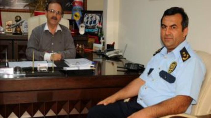 &Ccedil;arşamba Emniyet M&uuml;d&uuml;r&uuml; Yiğit&rsquo;ten Şahin&rsquo;e Ziyaret