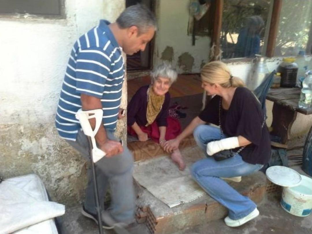 K&ouml;ylerdeki Engelli Vatandaşlar Unutulmadı