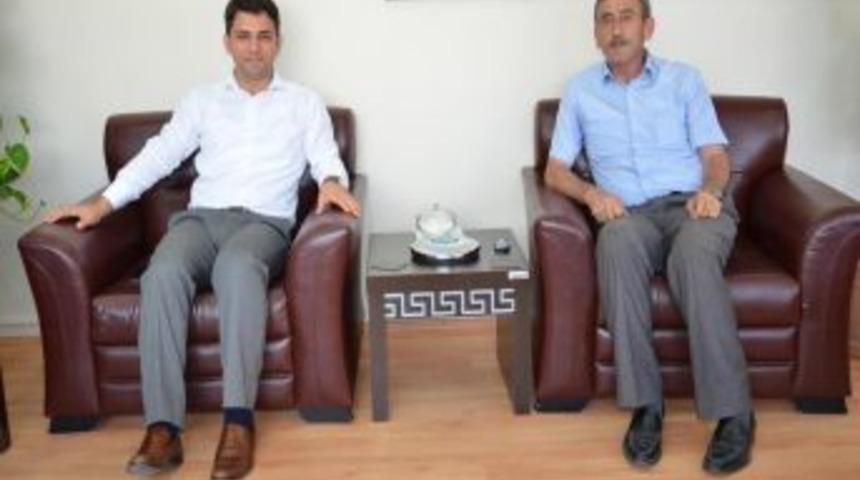 Kaymakam Baş'tan Belediye Başkanı Saatcı'ya Ziyaret