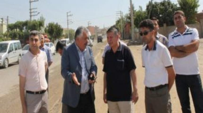 Sadak Yol Genişletme &Ccedil;alışmalarını İnceledi