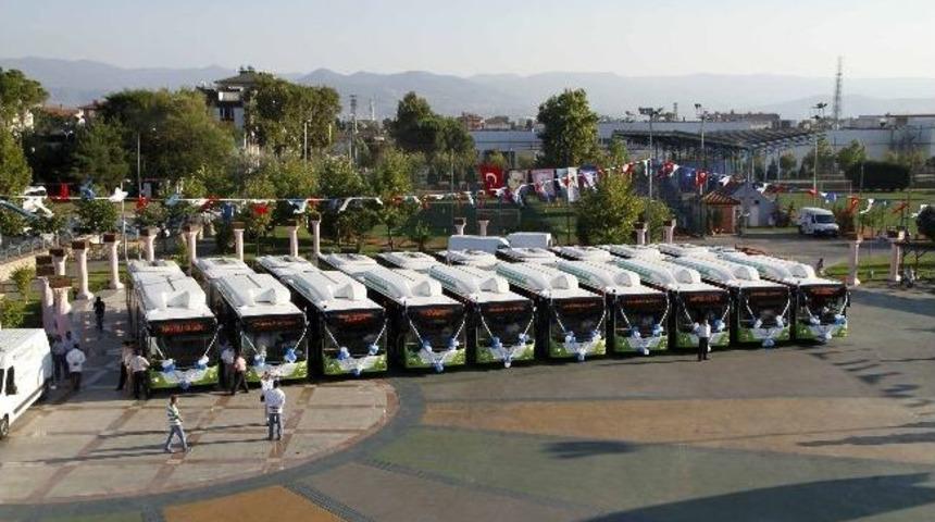 Doğalgazlı Otob&uuml;sler G&ouml;r&uuml;c&uuml;ye &Ccedil;ıktı