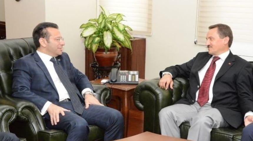 Atalay&rsquo;dan Vali Aksoy&rsquo;a Ziyaret