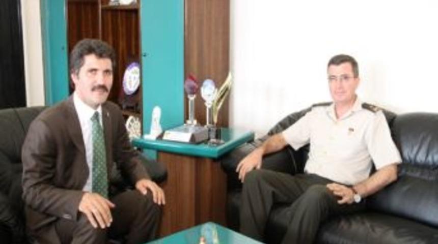 Tuğgeneral G&ouml;ktan&rsquo;dan Başkan &Ccedil;akır&rsquo;a Ziyaret