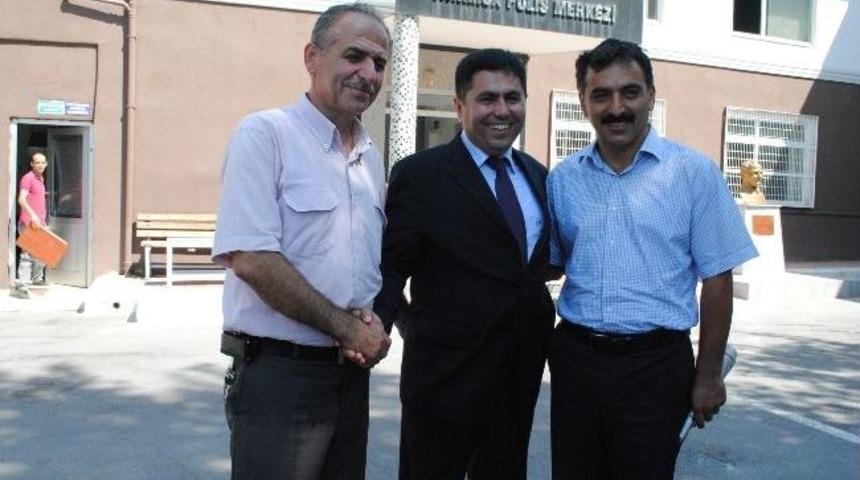 K&ouml;rfez İl&ccedil;e Emniyet M&uuml;d&uuml;r&uuml; Opak, Ekibiyle Vedalaştı