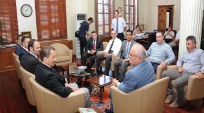 BİK Genel M&uuml;d&uuml;r&uuml; Atalay Başkan Yılmaz&rsquo;a Ziyaret