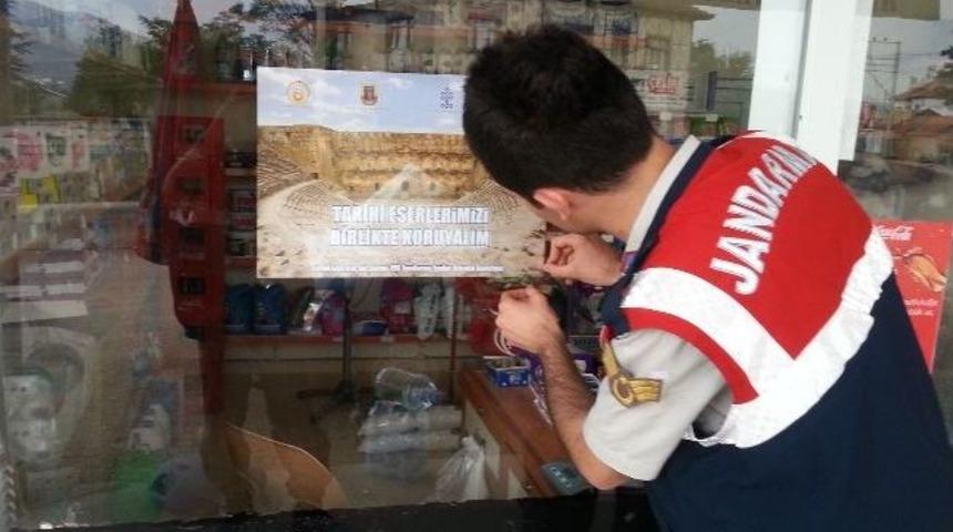 Jandarmadan "tarihi Eserlerimizi Birlikte Koruyalım" Projesi