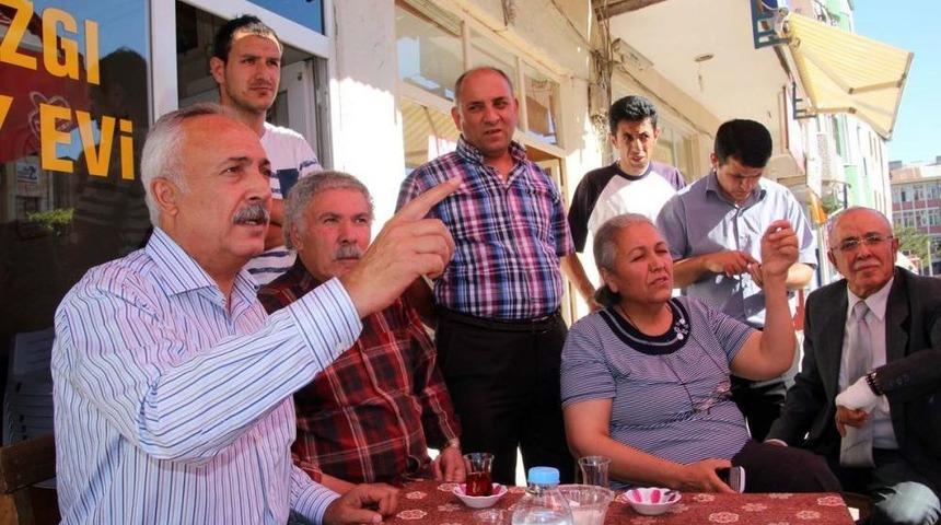 CHP Sivas Milletvekili &Ouml;zdemir, Şarkışla'da Temaslarda Bulundu