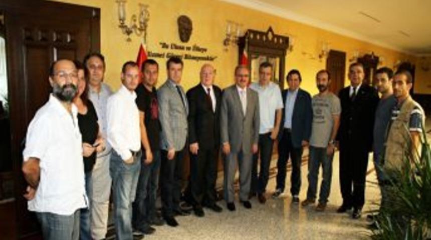 Bursalı Gazetecilerden Vali Karaloğlu&rsquo;na Hoş Geldin Ziyareti