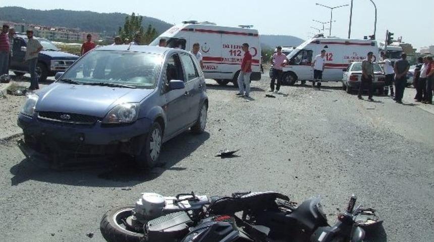 &Ccedil;an&rsquo;da Zincirleme Trafik Kazası: 1 Yaralı