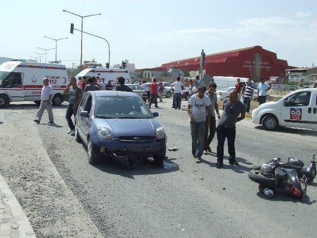 Çan’da Zincirleme Trafik Kazası: 1 Yaralı