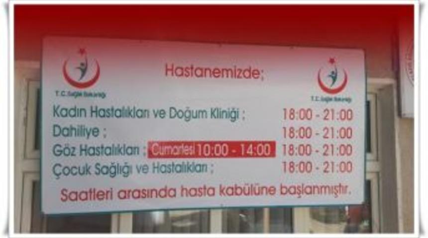 Dahiliye polikliniğini Mesai sonrası hizmet verecek