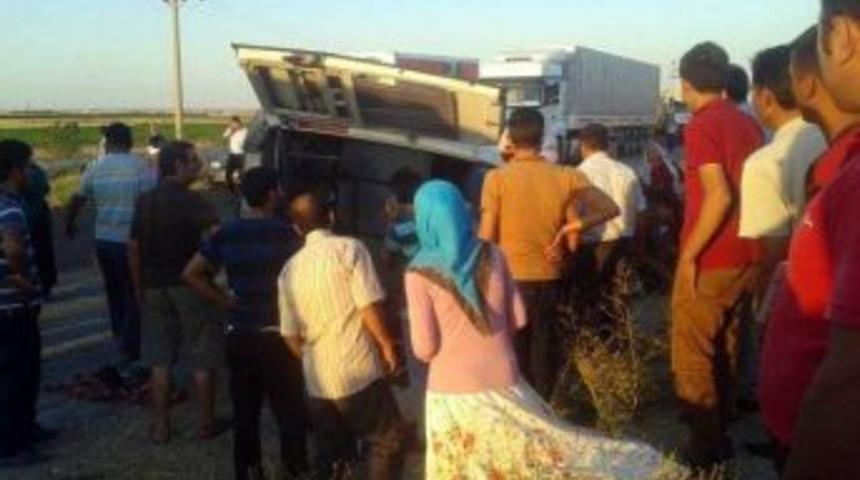 Konya’da minibüs devrildi: 1 ölü, 10 yaralı