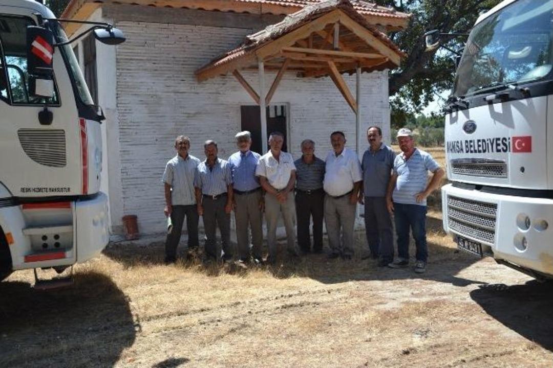 Manisa Belediyesi'nden Encekler K&ouml;y&uuml;'ne Altyapı Desteği