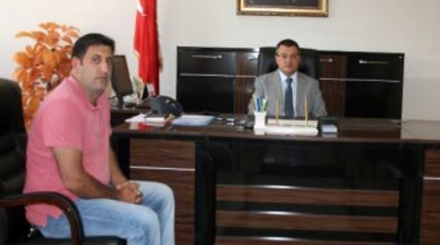 İha Temsilcisi &Ccedil;ankaya&rsquo;dan Kaymakam Ada'ya Ziyaret