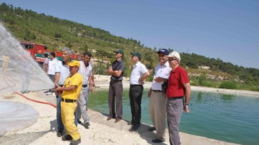 G&uuml;lnar'da Orman Yangını Tatbikatı