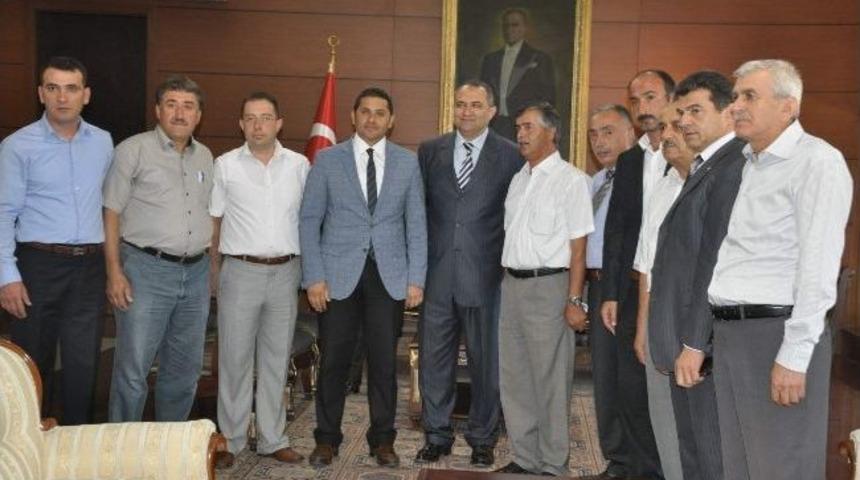 Ak Parti Merkez İl&ccedil;eden, Zonguldak Valisi Kaban&rsquo;a Ziyaret