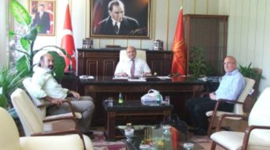 İş Adamı Erol Yarar&rsquo;dan Kaymakam &Ccedil;akıcı'ya Hoşgeldin Ziyareti