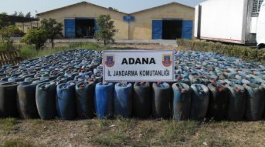 Adana'da Ka&ccedil;ak Mazot Operasyonu