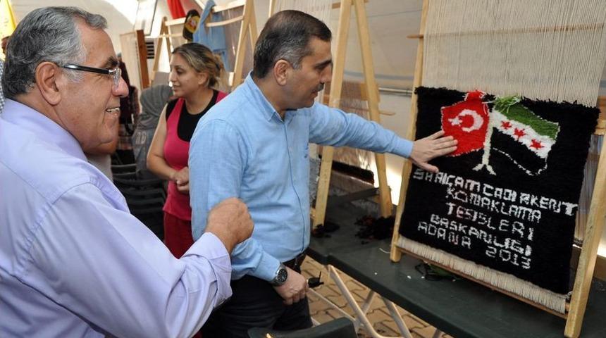 Başkan &Ccedil;elikcan, Suriyelilerin Kaldığı &Ccedil;adırkenti Ziyaret Etti