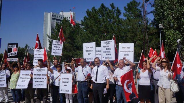 Dışişleri Bakanlığı Önünde 'Suriye' Protestosu