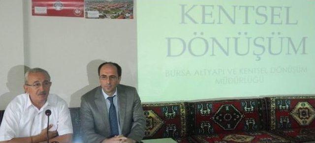 Osmangazili Muhtarlara Kentsel Dönüşüm Anlatıldı