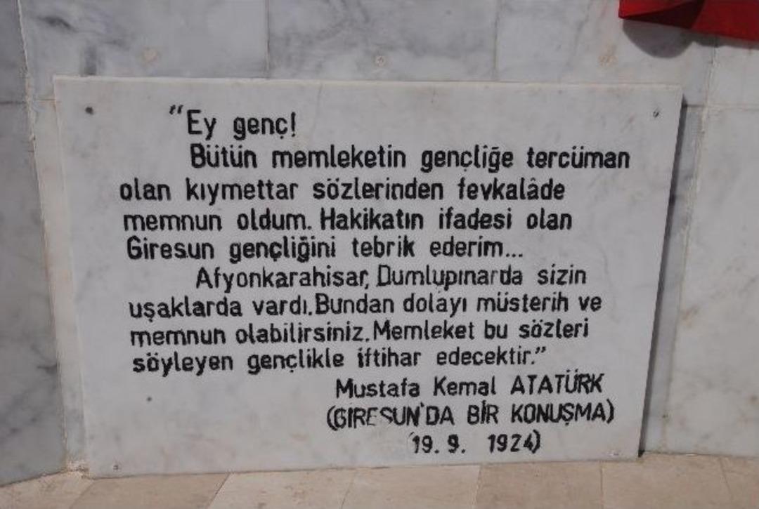 Giresunlu Şehitler Afyonkarahisar&rsquo;da Anıldı