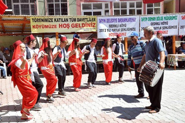 Yayla Gedikli Köy Şenliği Yapıldı