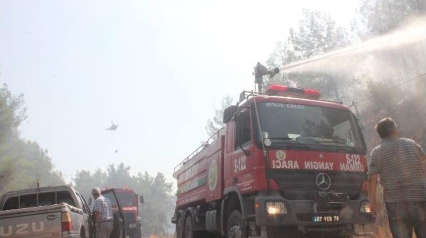 Kumluca&rsquo;da Orman Yangını Kontrol Altına Alındı