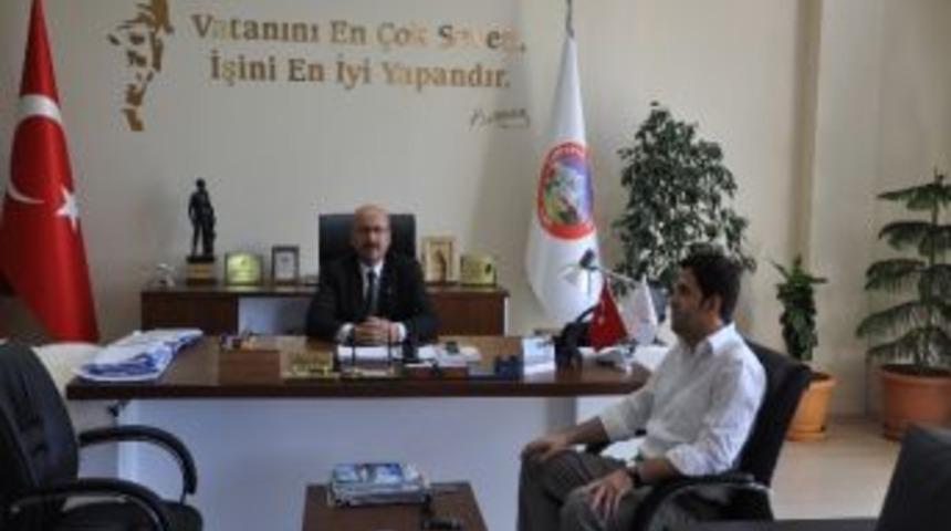 Kaymakam İlhan&rsquo;dan Belediye Başkanı Samur&rsquo;a İade-i Ziyaret