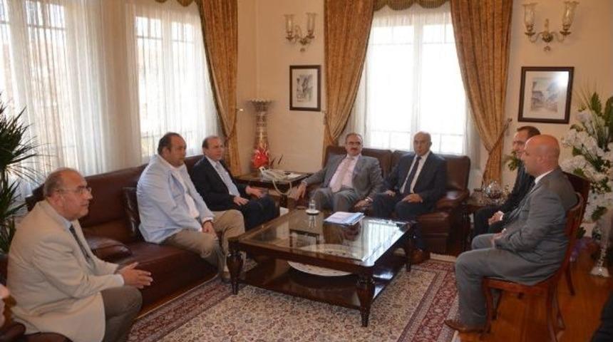 Borsa Başkanı Matlı'dan Vali Karaloğlu&rsquo;na Ziyaret