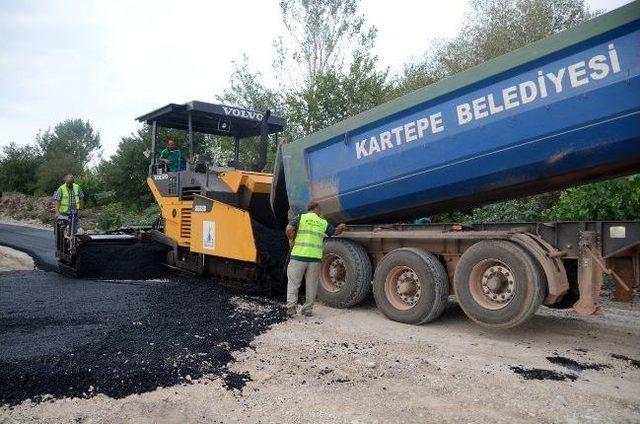 Kartepe'de Asfaltlama Çalışmaları Aralıksız Devam Ediyor