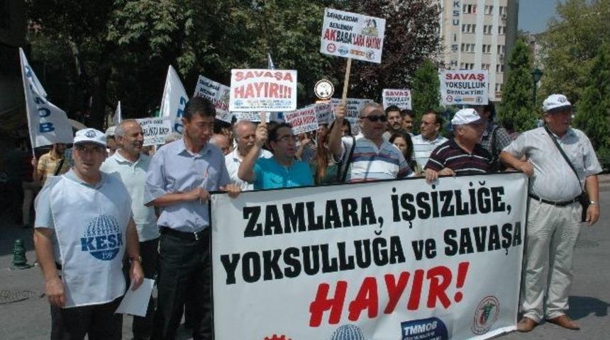 Stk&rsquo;lardan, &ldquo;suriye&rsquo;ye Emperyalist Saldırıya Hayır&rdquo; Eylemi