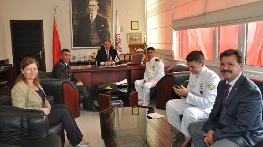 Tcg Tekirdağ Gemi Komutanından Başkan Dalgı&ccedil;&rsquo;a Ziyaret
