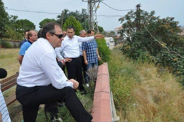 Vali Ve Başkan Heyelan Bölgesinde İncelemelerde Bulundu