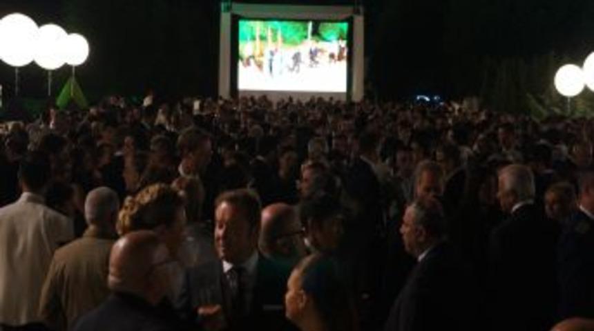 &Ccedil;ankaya K&ouml;şk&uuml;'nde A&ccedil;ık Havada Resepsiyon