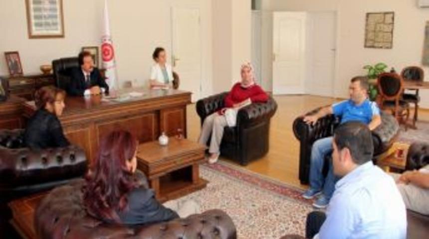 Milletvekili Memecan Ve Akpınar&rsquo;dan, Rekt&ouml;r Kocacık&rsquo;a Ziyaret