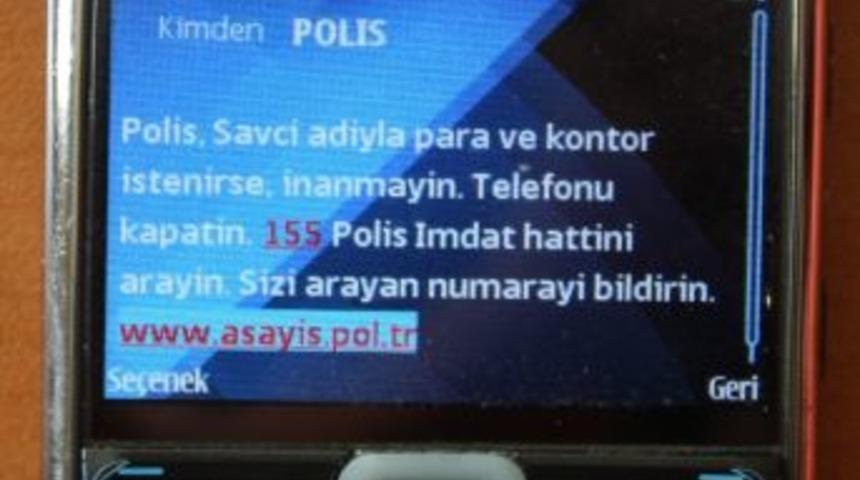 Sahte Polis Ve Savcılar İ&ccedil;in Mesajlı Uyarı