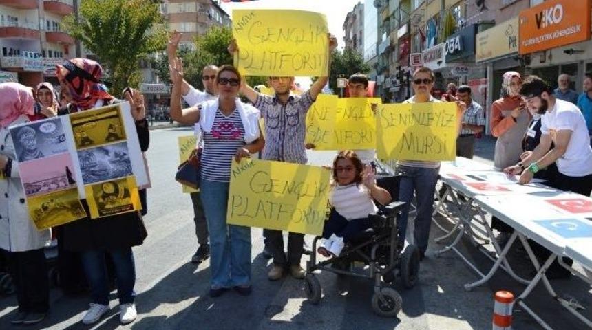 Niğde’de Mısır Ve Suriye’ye Destek Mitingi