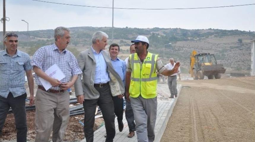 &Ouml;rnek Eğitim Kampusunda Asfaltlama &Ccedil;alışmaları Başladı