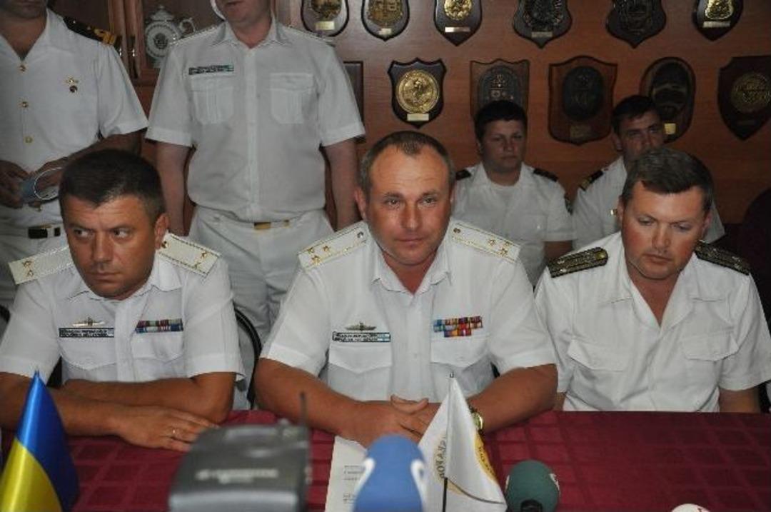 Savaş Gemilerinin Komutanları Basın Toplantısı D&uuml;zenledi